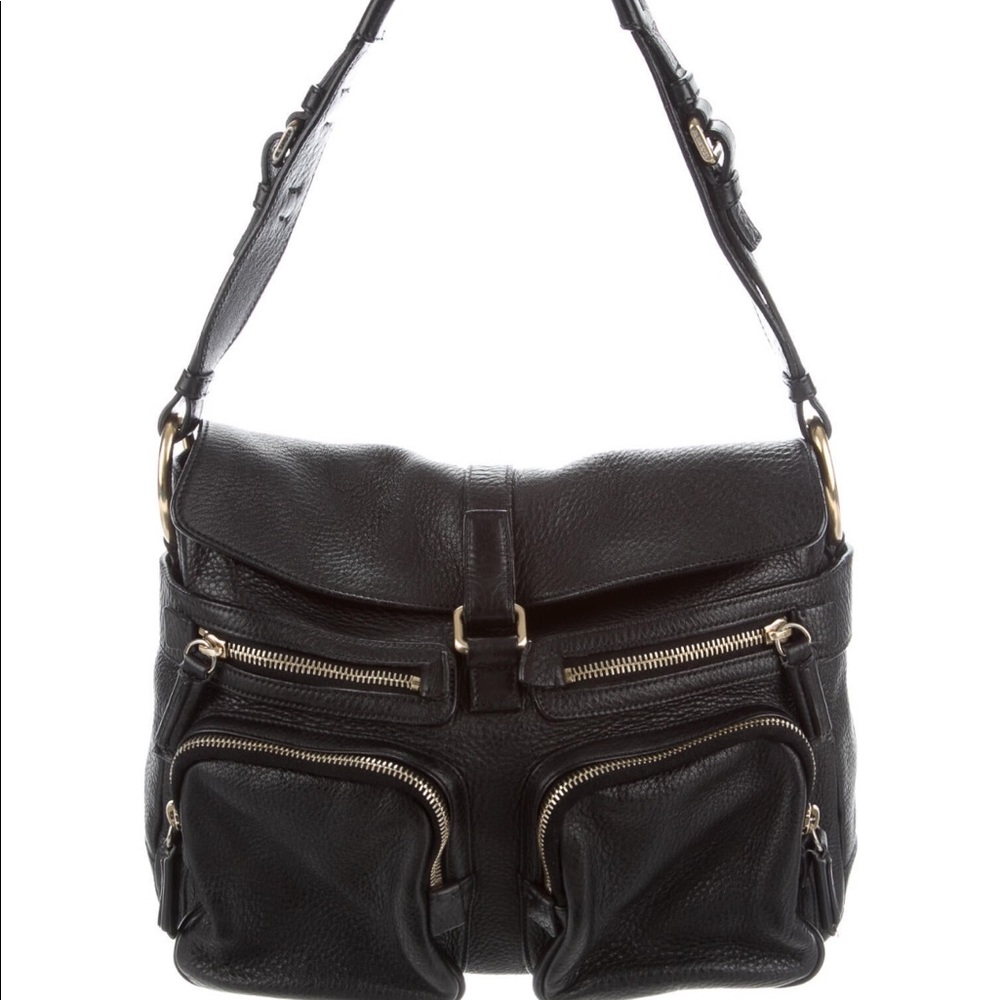 Jil Sander leather shoulder bag